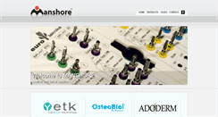 Desktop Screenshot of manshore.com